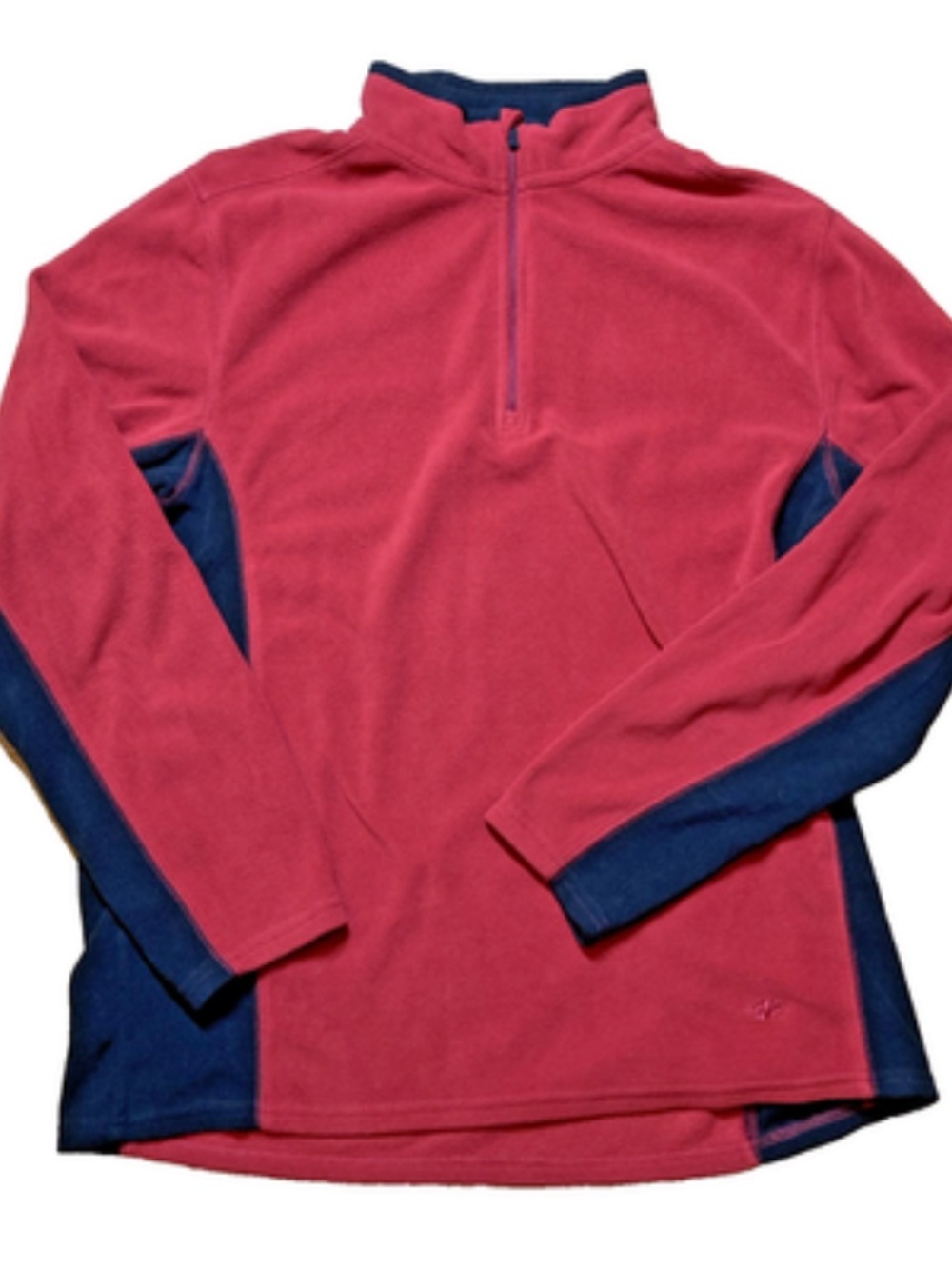 NordicTrack Men's M 1/4 Zip Pullover Fleece Sweatshirt Red Casual Activewear